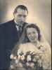 Peter and Ann van der Raadt on their wedding day